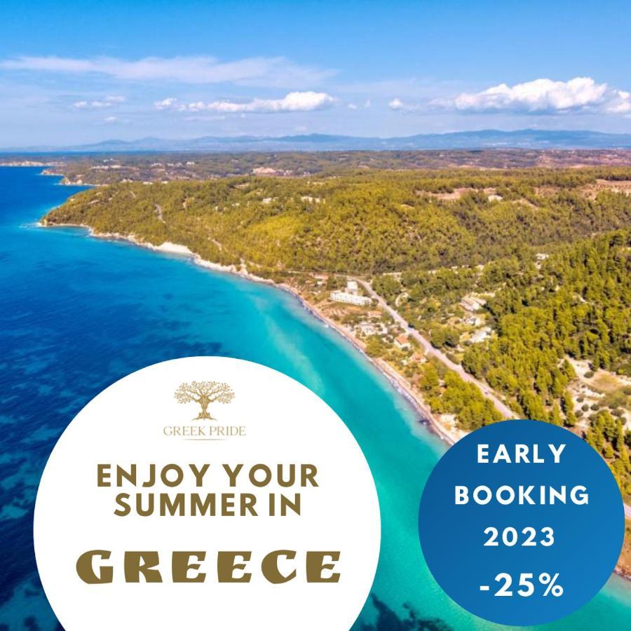 פורקה Halkidiki Greek Pride Villa Ellada מראה חיצוני תמונה